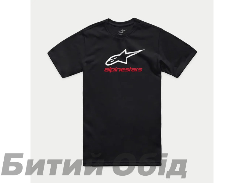 Футболка Alpinestars ALWAYS 2.0 CSF TEE BLACK/WHITE/RED