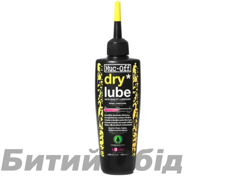 Масло для цепи MUC-OFF DRY PTFE 120ml