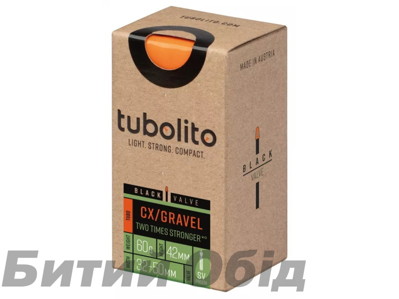 Камера Tubolito TPU 28" (32/50-584/622) TUBO-CX/GRAVEL-ALL, (черн).