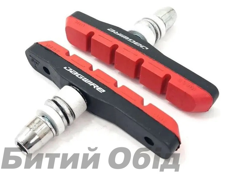 Колодки гальмівні MTB v-br. JAGWIRE Mountain Sport (Basic Comp Mountain XC) BWP5008 - Red 25пар