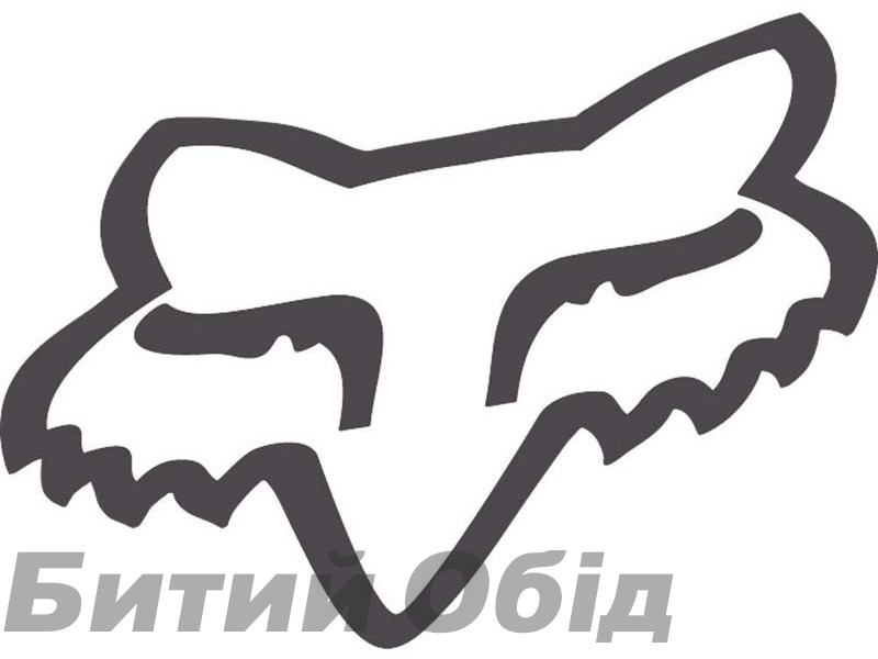 Наклейка FOX HEAD 2