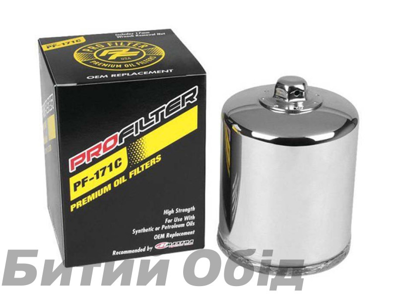 Фільтр ProFilter Premium Oil Filter [Chrome], Spin-On