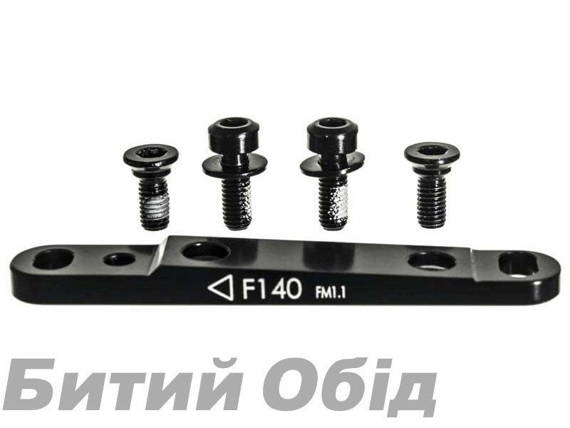 Передний адаптер Tektro Flat mount совместим с передним ротором 140мм или 160мм
