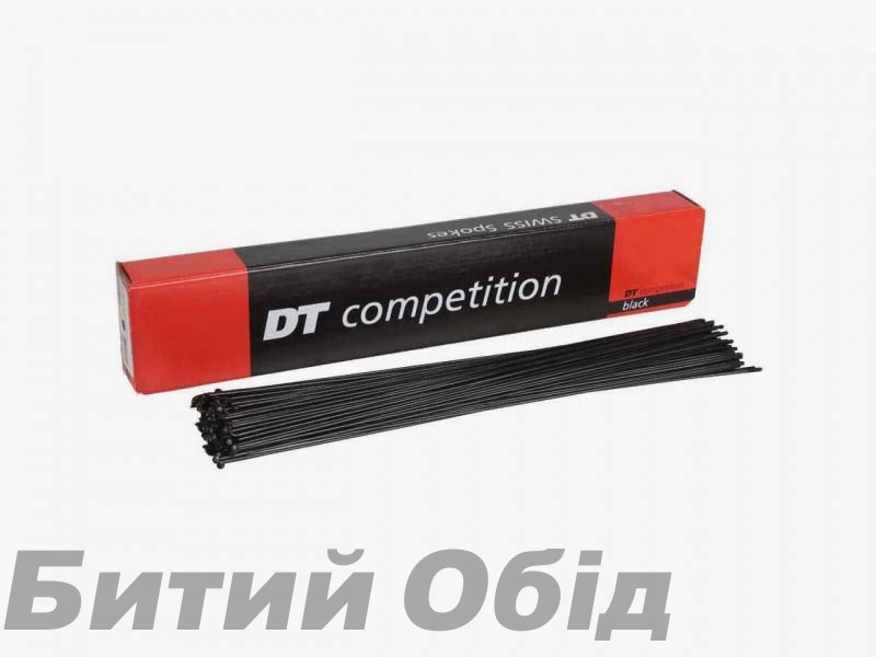 Спиці DT Swiss Competition 1.8/1.6 Black 100шт