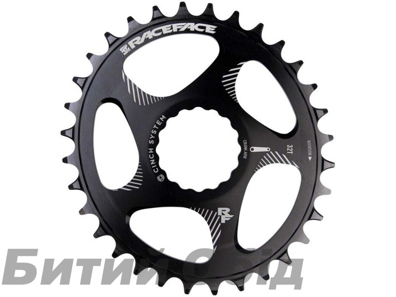 Купити Зірка RaceFace Chainring Cinch DM oval Black Зірка RaceFace Chainring Cinch DM oval Black
