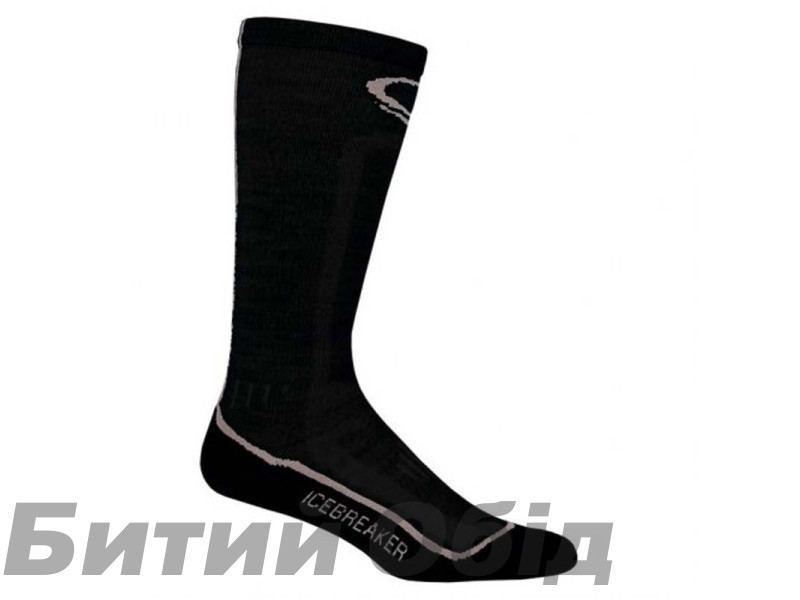 Носки Icebreaker Ski UL OTC MEN black/silver/black Носки Icebreaker Ski UL OTC MEN black/silver/black