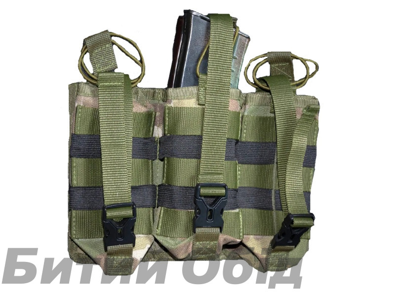 Подсумок Ranger для 6 магазинов АК Kirasa из кордуры 